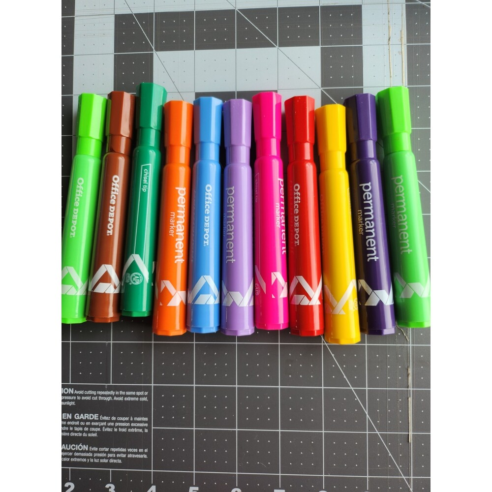 3 items, Permanent Markers, Watercolor Pencils and Fabric Markers B22